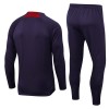 Paris Saint-Germain Quarter Zip Purple Version Sweatshirt Dragt 2023-24
